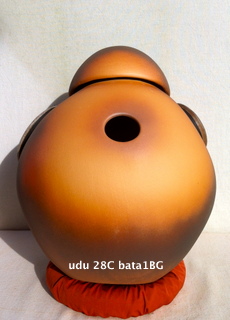 udu drum percussion 2 tambours